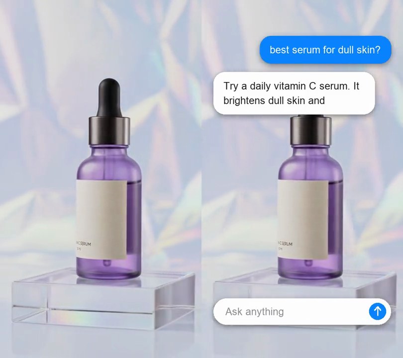 AI chat reply animation