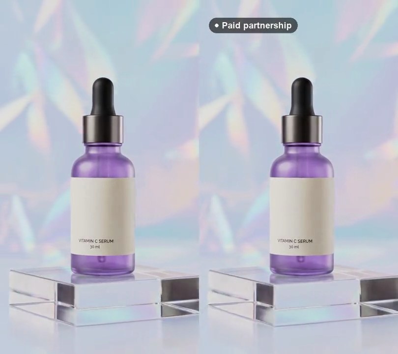 Paid partnership label