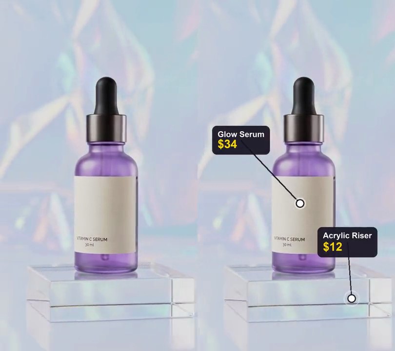 Shoppable price tags